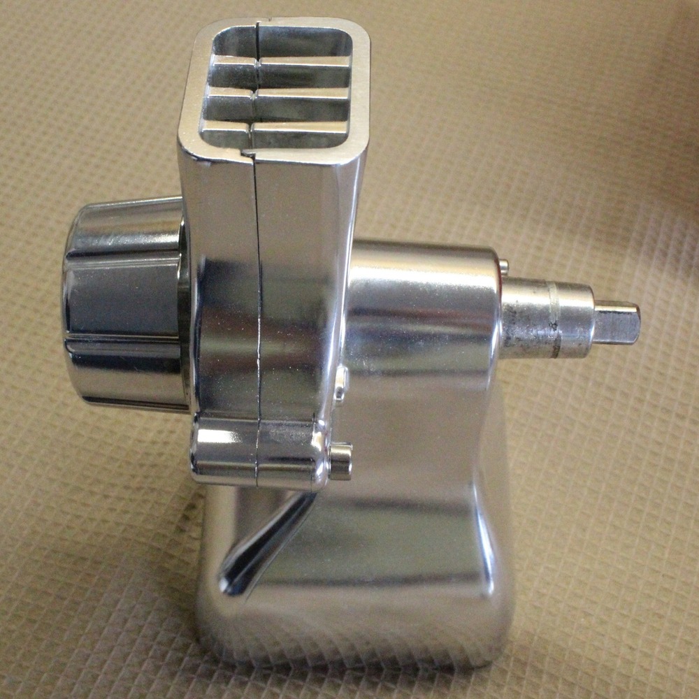 Mavouse All Metal Grain Mill Attachment for KitchenAid Silver Minimalist Kitchen